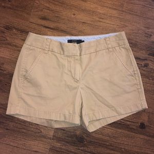 J.CREW Khaki Chino Shorts | size: 4